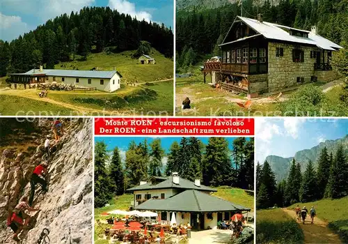 AK / Ansichtskarte Mendelpass Monte Roen ueberetscher Huette Klettersteig Schutzhaus Halbweg Kat. Italien