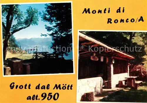 AK / Ansichtskarte Ronco sopra Ascona Monti di Ronco Grott dal Moett