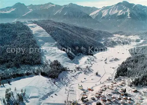 AK / Ansichtskarte Seefeld Tirol Slalomhang Sessellift Gschwandkopf  Kat. Seefeld in Tirol