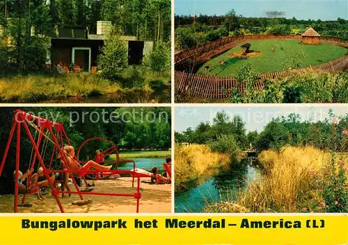 AK / Ansichtskarte America Niederlande Bungalowpark het Meerdal Details Kat. Horst aan de Maas