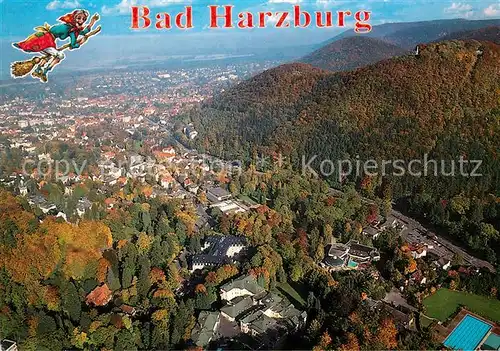 AK / Ansichtskarte Bad Harzburg Fliegeraufnahme mit Burgberg Kat. Bad Harzburg