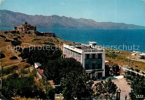 AK / Ansichtskarte Saint Florent Haute Corse Hotel Bellevue Vue sur la Citadelle et le Golfe Kat. Saint Florent