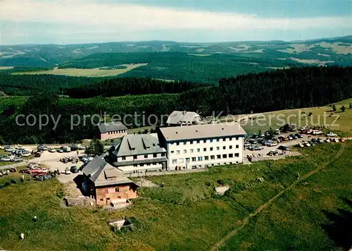 AK / Ansichtskarte St Peter Schwarzwald Berghotel Kandel Fliegeraufnahme Kat. St. Peter