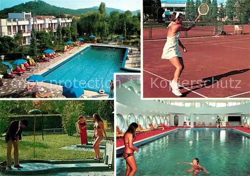 AK / Ansichtskarte Abano Terme Freibad Tennisplatz Minigolf Hallenbad Kat. Abano Terme