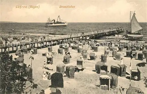 AK / Ansichtskarte Goehren Ruegen Strandleben Kat. Goehren Ostseebad Ruegen