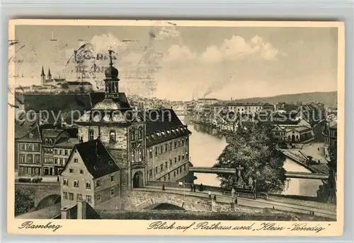 AK / Ansichtskarte Bamberg Rathaus und Klein Venedig Kat. Bamberg