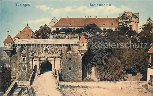 AK / Ansichtskarte Tuebingen Schloss Schlossportal Kat. Tuebingen