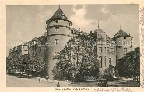 AK / Ansichtskarte Stuttgart Altes Schloss Kat. Stuttgart