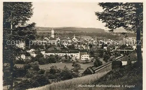 AK / Ansichtskarte Markneukirchen Stadtblick Kat. Markneukirchen