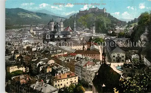 AK / Ansichtskarte Salzburg Oesterreich Stadtblick mit Festung Kat. Salzburg