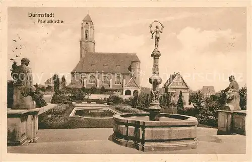 AK / Ansichtskarte Darmstadt Pauluskirche Kat. Darmstadt