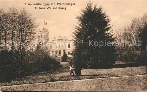 AK / Ansichtskarte Warthelager Truppenuebungsplatz Schloss Weissenburg Kat. Polen