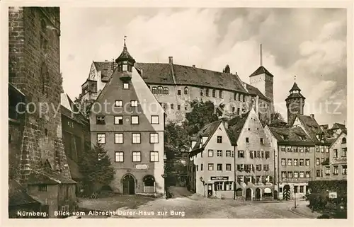 AK / Ansichtskarte Nuernberg Albrecht Duerer Haus Burg Kat. Nuernberg