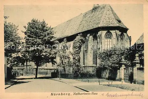 AK / Ansichtskarte Nuernberg Katharinen Bau Meistersinger Kirche Kat. Nuernberg