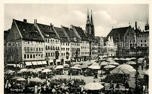 AK / Ansichtskarte Nuernberg Adolf Hitler Platz Kat. Nuernberg