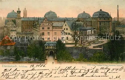 AK / Ansichtskarte Darmstadt Schloss Kat. Darmstadt