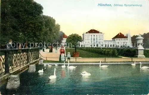 AK / Ansichtskarte Muenchen Schloss Nymphenburg Kat. Muenchen