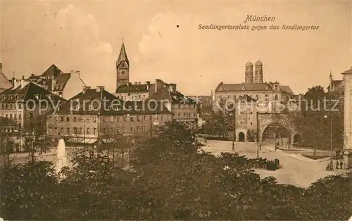 AK / Ansichtskarte Muenchen Sendlingertorplatz Sendlingertor Kat. Muenchen