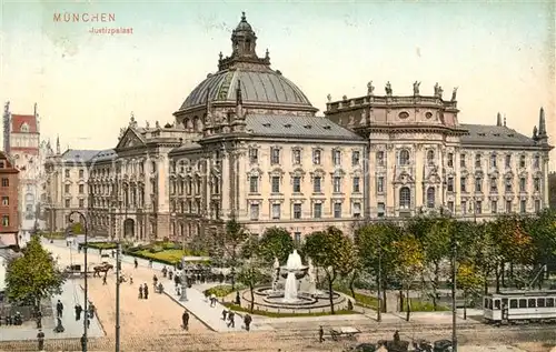 AK / Ansichtskarte Muenchen Justizpalast Kat. Muenchen