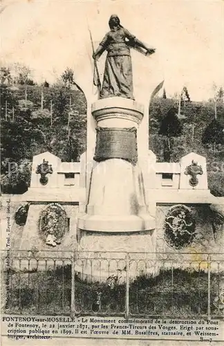 AK / Ansichtskarte Fontenoy sur Moselle Monument Kat. Fontenoy sur Moselle