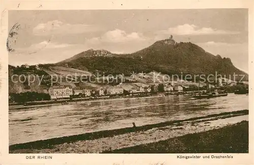 AK / Ansichtskarte Koenigswinter Drachenfels  Kat. Koenigswinter