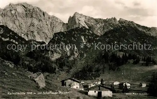 AK / Ansichtskarte Kaindlhuette Scheffauer Kaiser Kat. Wildermieming