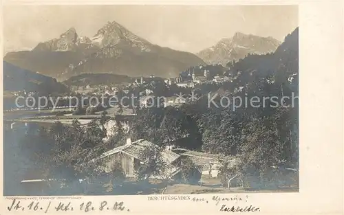 AK / Ansichtskarte Berchtesgaden Hochkalter Panorama Kat. Berchtesgaden
