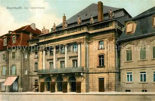 AK / Ansichtskarte Bayreuth Opernhaus Kat. Bayreuth