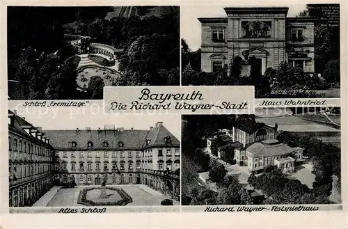 AK / Ansichtskarte Bayreuth Schloss Eremitage Festspielhaus Kat. Bayreuth