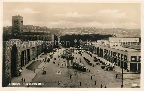 AK / Ansichtskarte Stuttgart Hindenburgplatz Hauptbahnhof Kat. Stuttgart