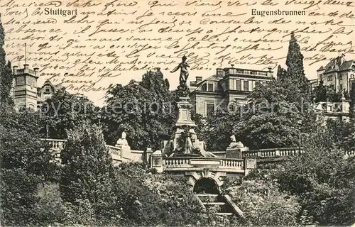 AK / Ansichtskarte Stuttgart Eugensbrunnen Kat. Stuttgart