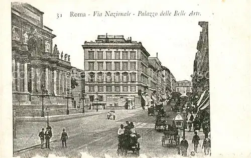 AK / Ansichtskarte Roma Rom Via Nationale Palazzo della Belle Arte Kat. 