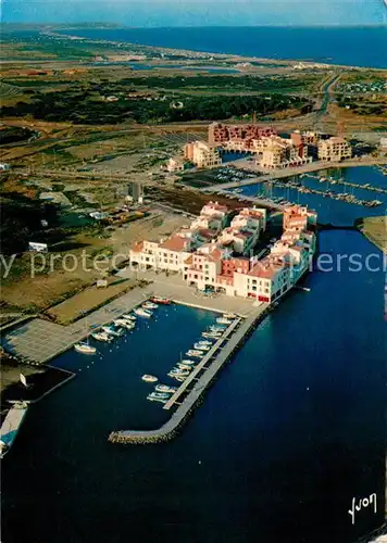 AK / Ansichtskarte Cap d Agde Fliegeraufnahme Port Saint Martin  Kat. Agde