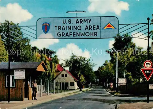 AK / Ansichtskarte Grafenwoehr Truppenuebungsplatz U.S. Army  Kat. Grafenwoehr