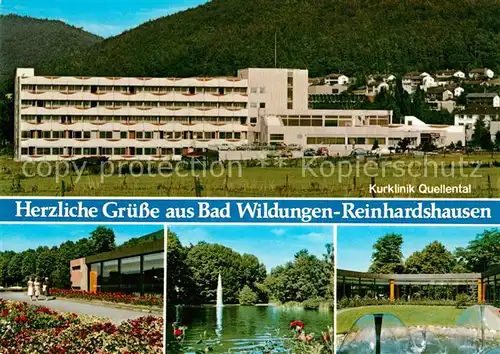 AK / Ansichtskarte Bad Wildungen Kurklinik Quellental Kat. Bad Wildungen