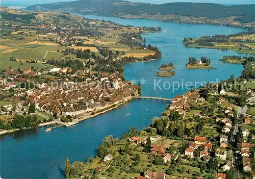 AK / Ansichtskarte Stein Rhein Untersee Fliegeraufnahme Kat. Stein Rhein