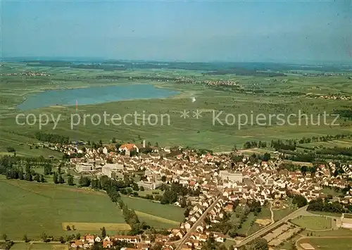 AK / Ansichtskarte Bad Buchau Federsee Fliegeraufnahme Kat. Bad Buchau