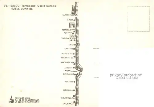 AK / Ansichtskarte Salou Hotel Donaire Kat. Tarragona Costa Dorada