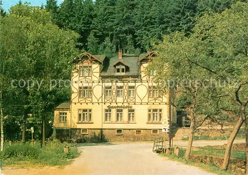 AK / Ansichtskarte Langenberg Erzgebirge HO Wismut Hotel St. Katharina Kat. Schwarzenberg