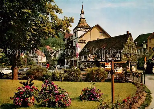 AK / Ansichtskarte Bad Herrenalb Moenchs Posthotel mit Klosterschaenke Kat. Bad Herrenalb