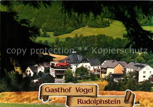 AK / Ansichtskarte Rudolphstein Gasthof Hotel Vogel Kat. Berg