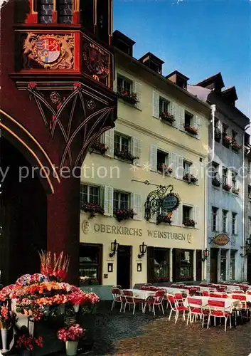 AK / Ansichtskarte Freiburg Breisgau Oberkirchs Weinstuben Hotel Kat. Freiburg im Breisgau