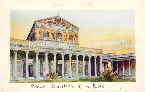 AK / Ansichtskarte Roma Rom Basilica di San Paolo Kat. 