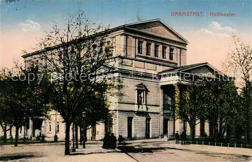 AK / Ansichtskarte Darmstadt Hoftheater Kat. Darmstadt