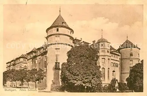 AK / Ansichtskarte Stuttgart Altes Schloss Kat. Stuttgart