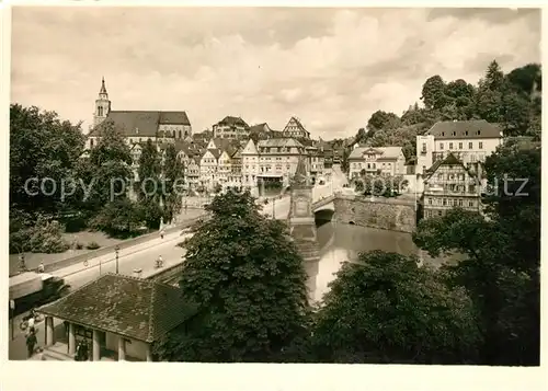 AK / Ansichtskarte Tuebingen Panorama Neckarbruecke Kat. Tuebingen