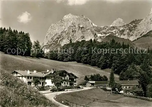 AK / Ansichtskarte Ramsau Berchtesgaden Gasthaus Datzmann Kat. Ramsau b.Berchtesgaden