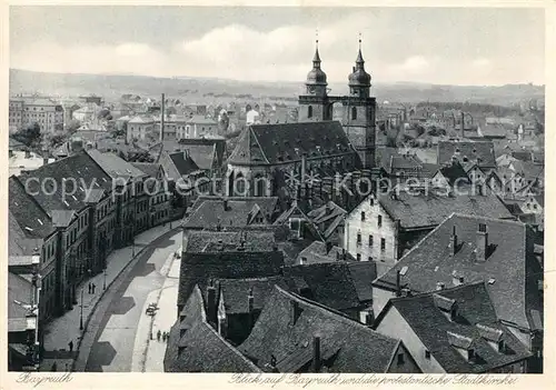 AK / Ansichtskarte Bayreuth Stadtkirche Kat. Bayreuth