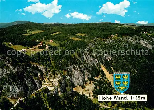 AK / Ansichtskarte Hohe Wand Fliegeraufnahme Kat. Hohe Wand