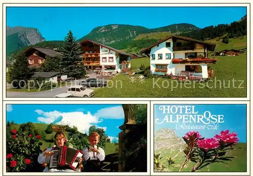 AK / Ansichtskarte Au Bregenzerwald Hotel Alpenrose Musikanten  Kat. Schoppernau